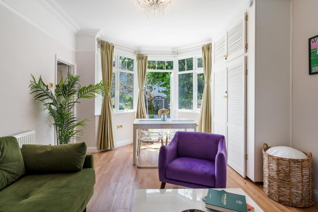 Lovely Garden Apartment In Wimbledon Town Centre With Private Parking By Wimbledon Holiday Lets Londýn Exteriér fotografie